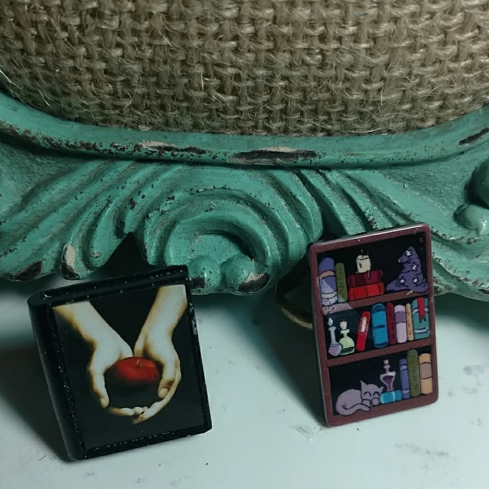 Twilight and Harry Potter Rings